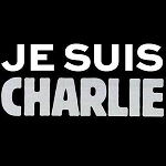 A text graphic with the words "Je Suis Charlie"